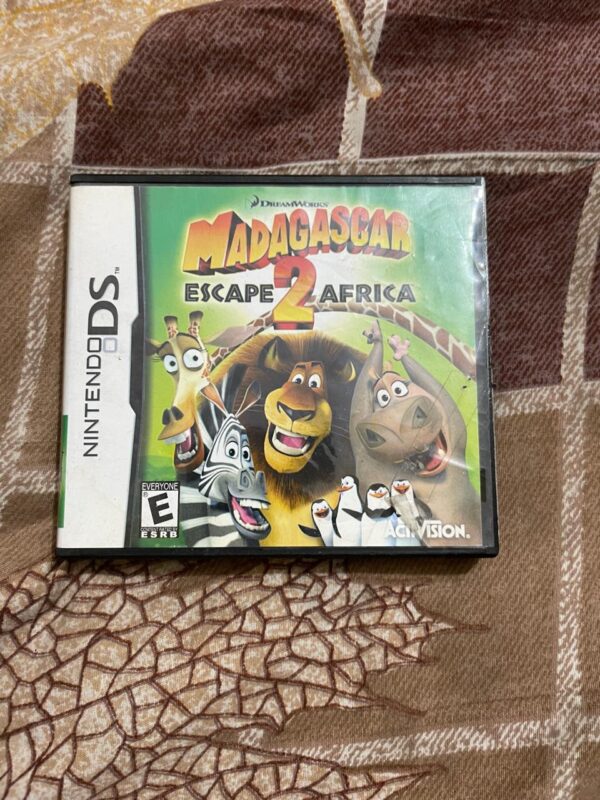 Madagascar escape to africa 2 game for ds