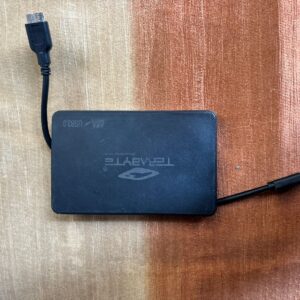 1TB portable hard disk for storage upgrade