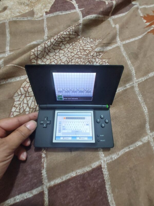 Nintendo DS lite black with 1 GBA game