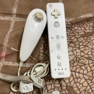 Nintendo Wii remote with nunchuck controller