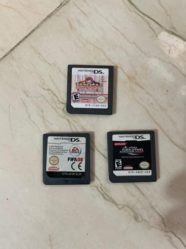 Nintendo ds pack of 3 cartridges